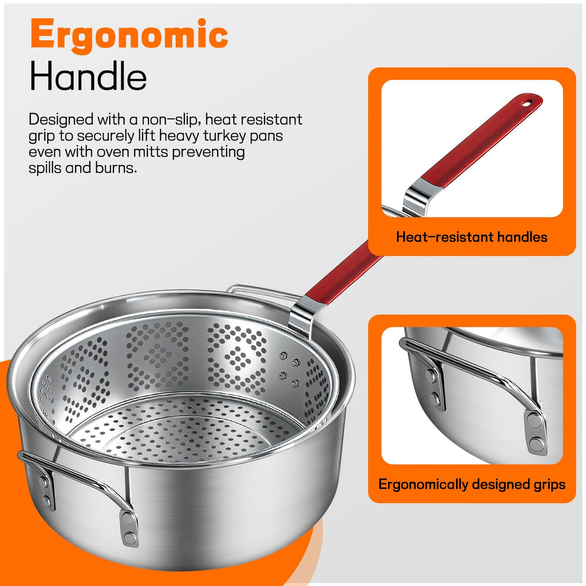 Veralune fixing rod accessory for stable outdoor cooking setup