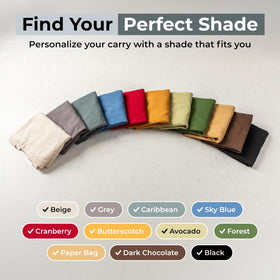 VeraMia foldable tote stores flat in car or closet for storage.