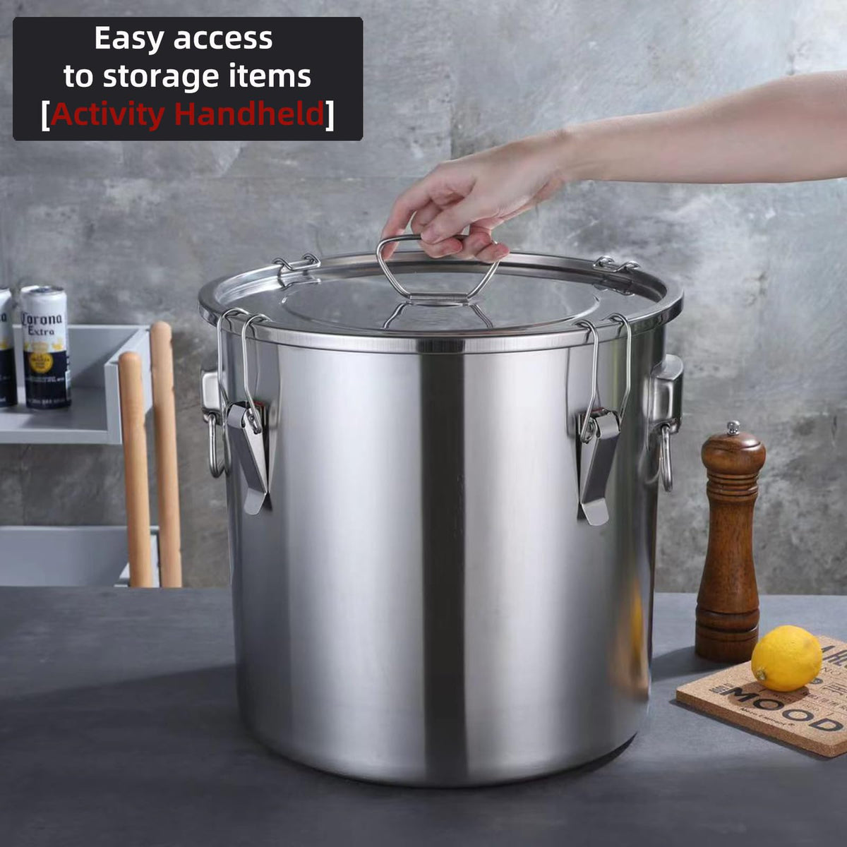 Verdeho durable stainless steel construction resists rust and keeps shine in busy kitchens.