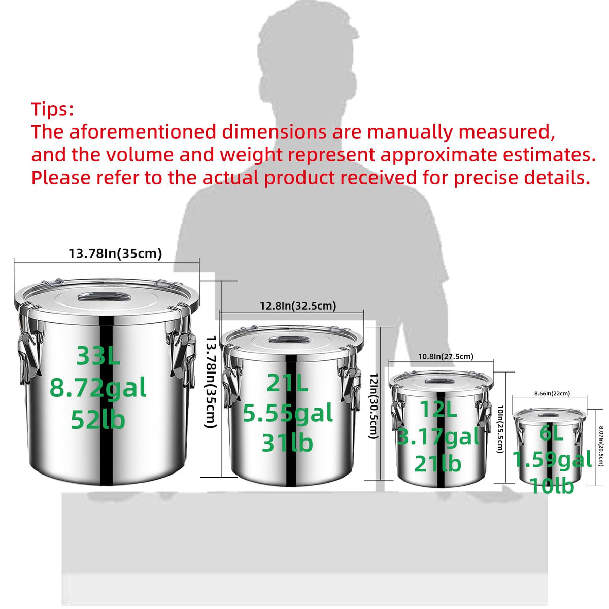 Verdeho dual handles enable easy transport and controlled pouring from the large container.