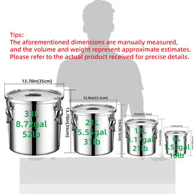 Verdeho dual handles enable easy transport and controlled pouring from the large container.
