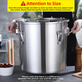 Verdeho wide-mouth canister eases scooping flour and rice with less mess.