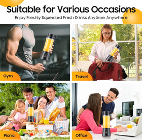 VerdeHome cordless travel blender ideal for gym or outdoor adventures