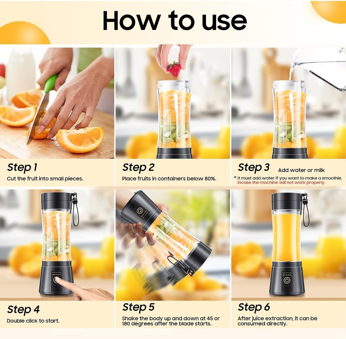 VerdeHome office and gym blender ready for shakes anywhere, anytime