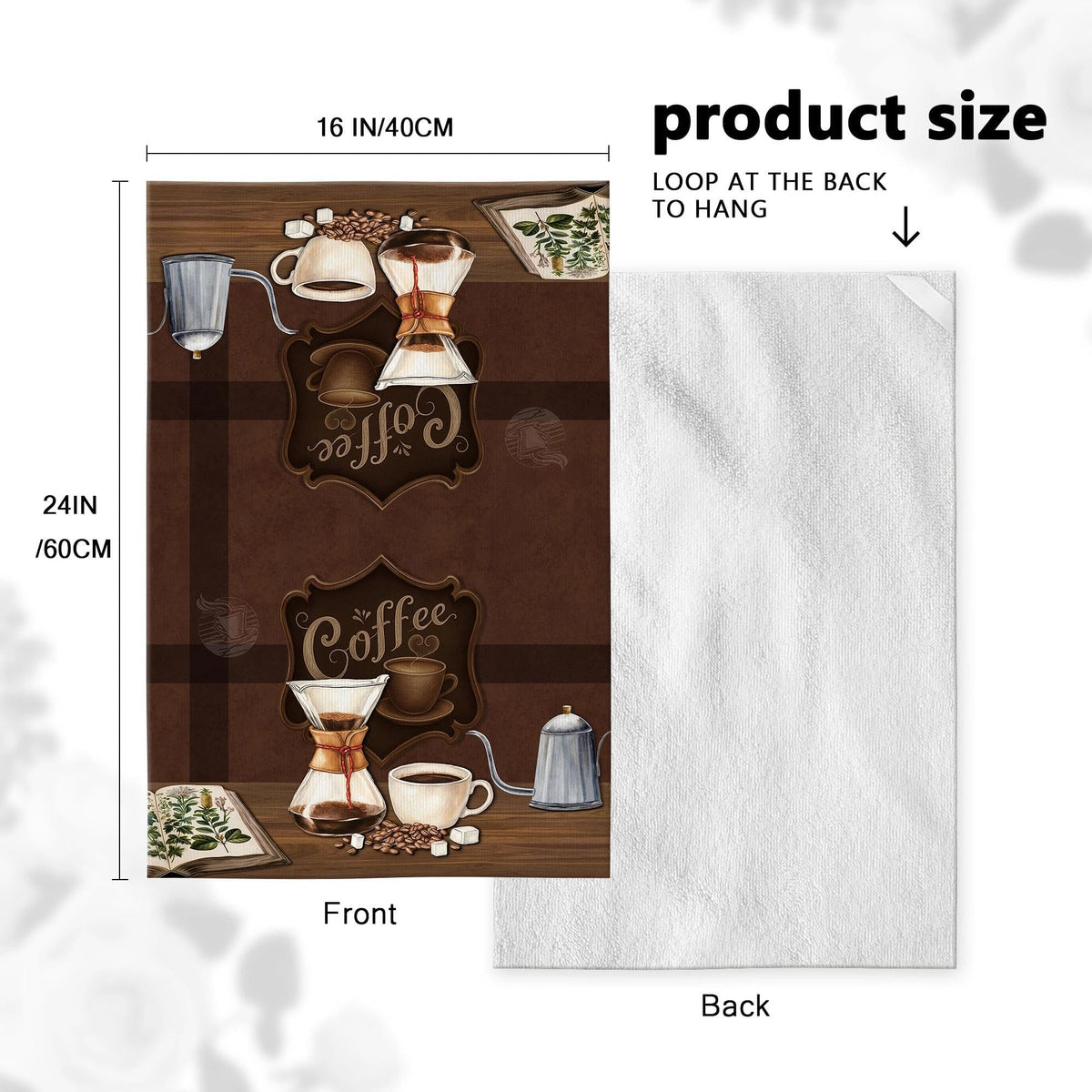 Verdiqor Vintage Coffee Towels versatile for cafe use and home entertaining.