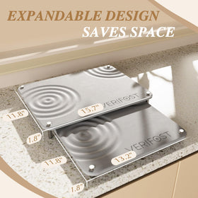 VERIFOST diatomaceous earth mat uses natural material for safe kitchen drying.