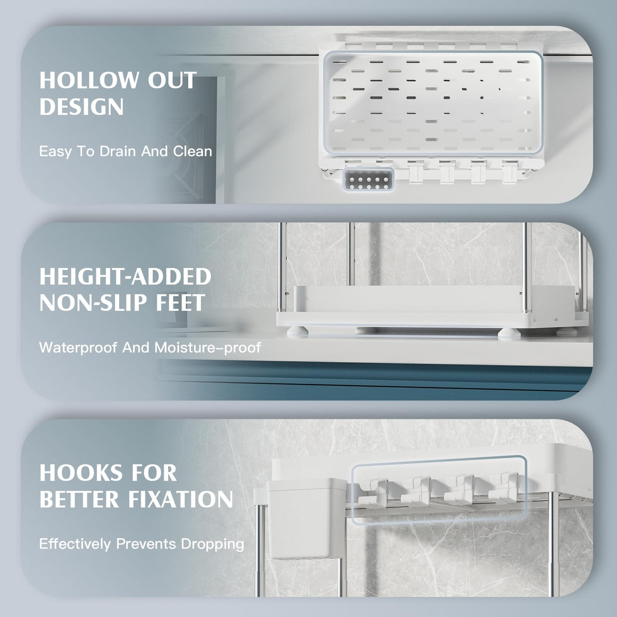 VERIFOST height-adjustable frame fits varying cabinet heights