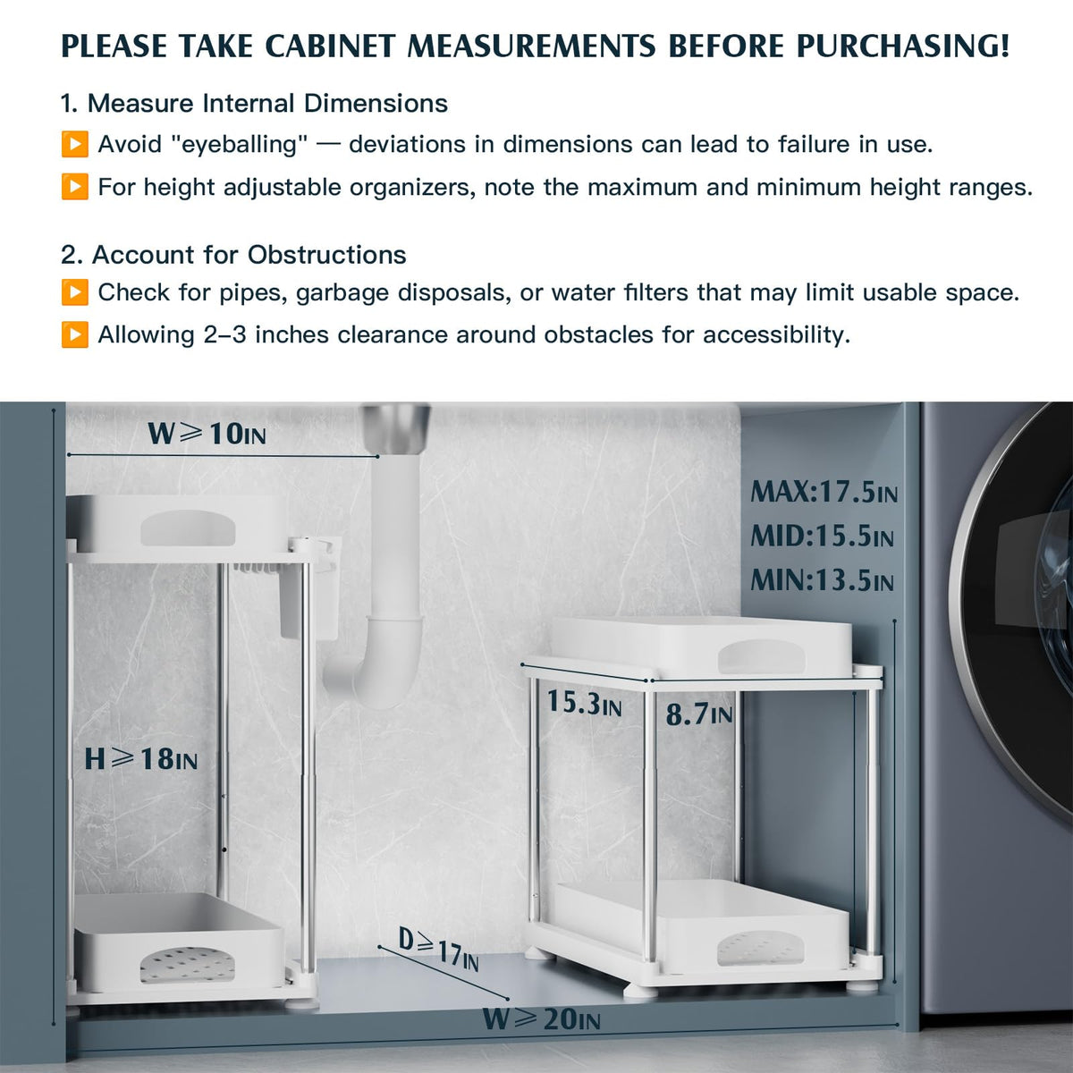 VERIFOST hollow design prevents water pooling and aids cleaning