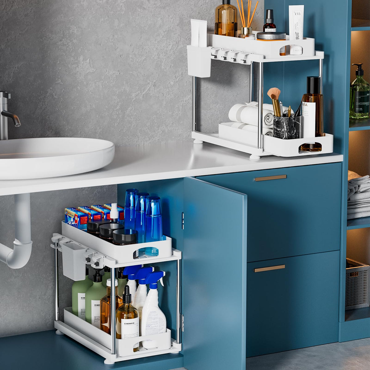 VERIFOST versatile storage for kitchen, bathroom, and laundry