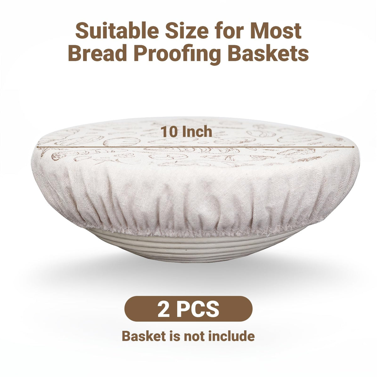 Verigud two-pack offers eco-friendly, long-lasting bread proofing covers for many baking sessions.