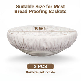 Verigud two-pack offers eco-friendly, long-lasting bread proofing covers for many baking sessions.