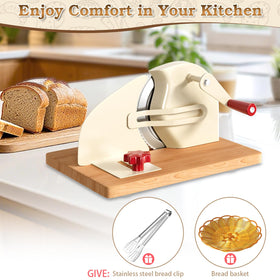 VerinsCeral bread slicer supporting versatile kitchen tasks with steady performance