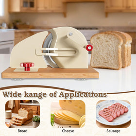 VerinsCeral white bread slicer on counter adding a bright, practical touch