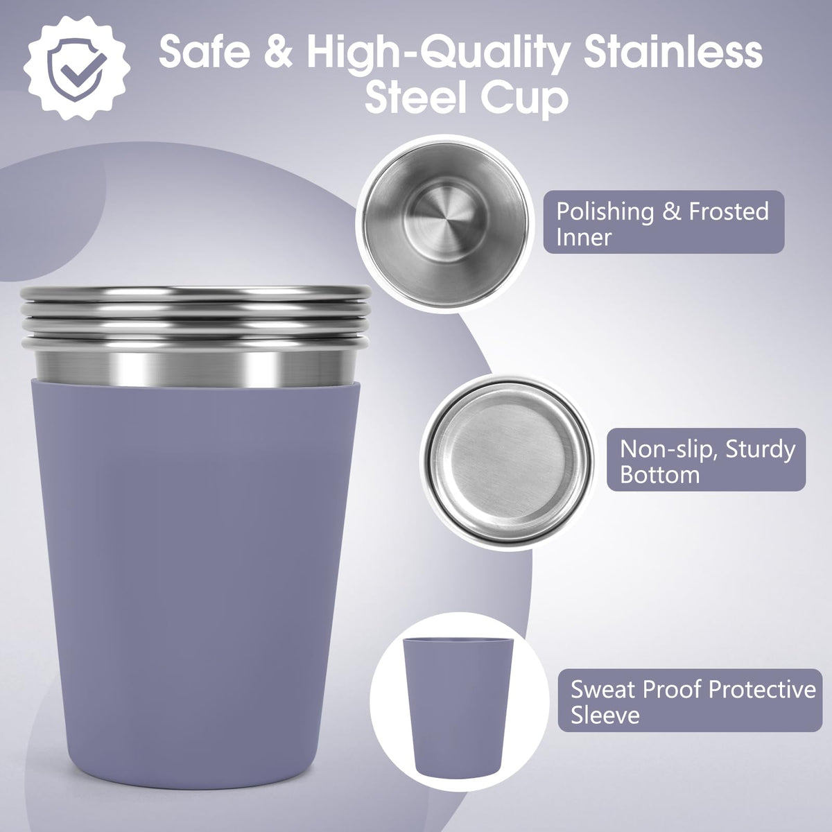Vermida dishwasher-safe cups stay bright and clean after family meals.