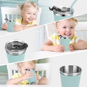 Vermida 12oz cups are travel-ready for school and outdoor adventures.