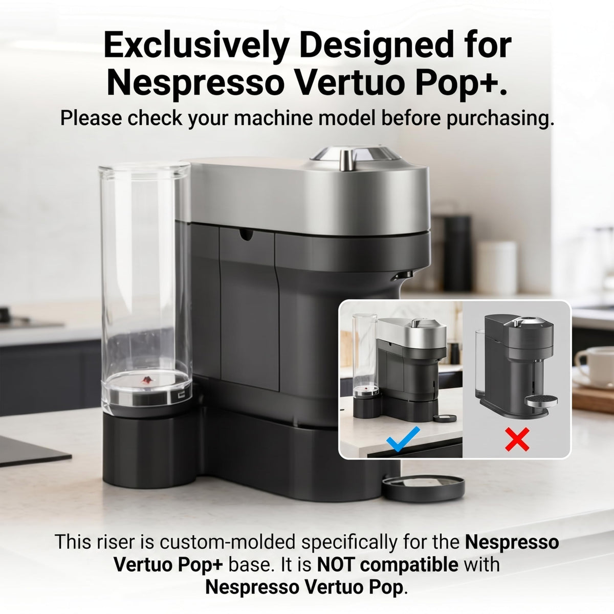 Vernargoo riser stand is lightweight and easy to move for cleaning.