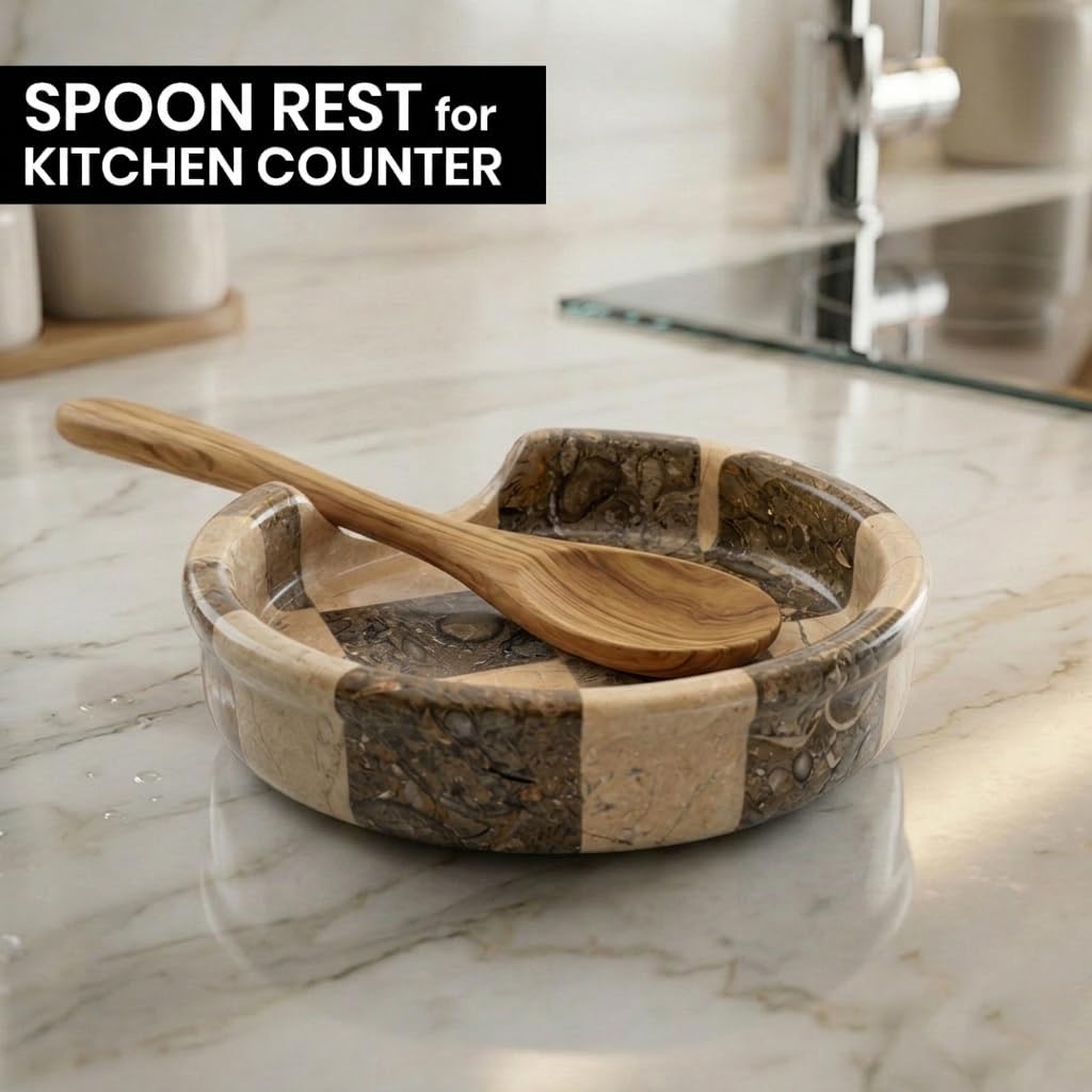 Verona Oceanic easy-clean glazed marble surface for quick maintenance.