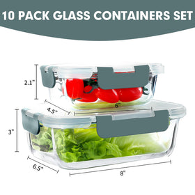 VERONES 34oz container with locking lid for spill-free lunches.