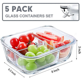 Airtight snap-lock lids sealing VERONES containers to prevent leaks.