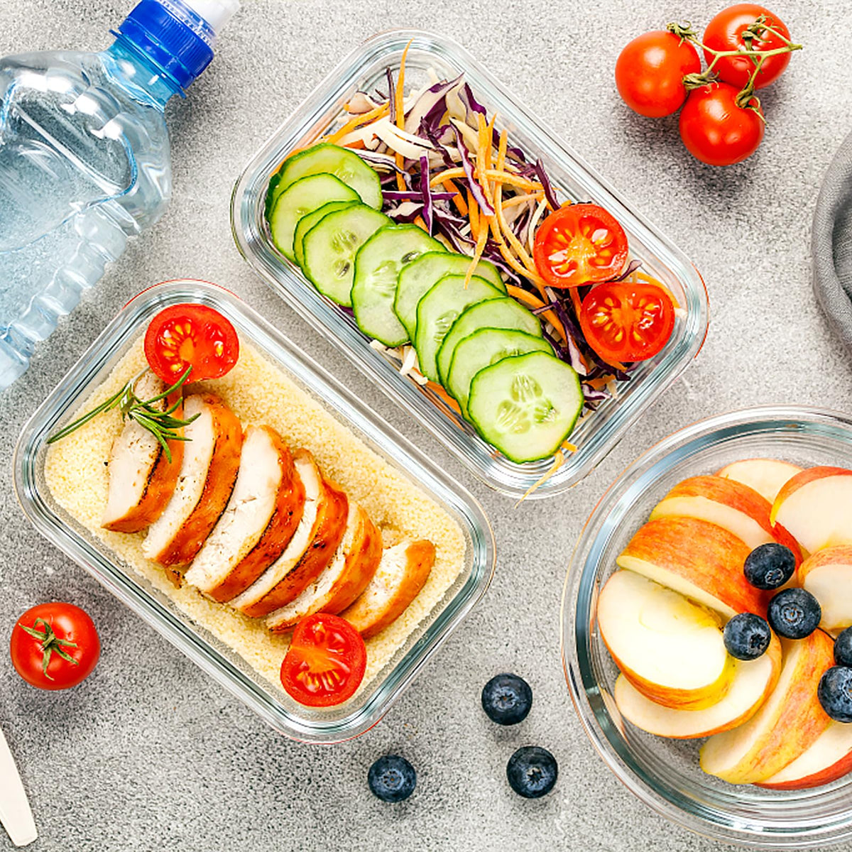 VERONES glass containers dishwasher-safe when lid is removed.