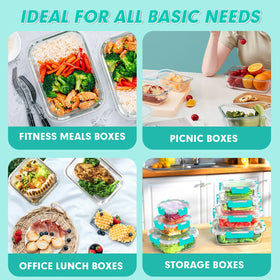 VERONES glass containers are easy to clean and dishwasher safe.