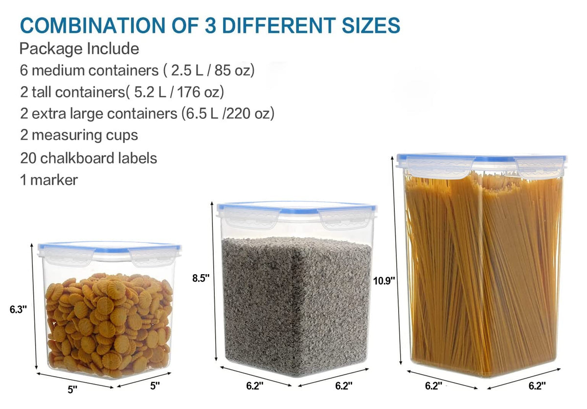 VERONES extra-large containers side-by-side for bulk storage
