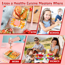 VERONES glass containers resist staining and flavor transfer for repeated use