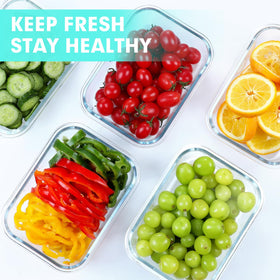 VERONES green glass container enhances eco-friendly lunches