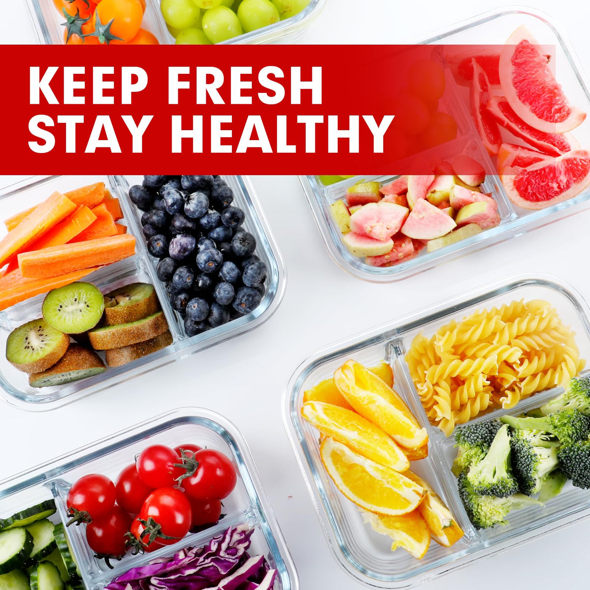 VERONES ideal for meal prep, office lunches, gym snacks, picnics, and travel