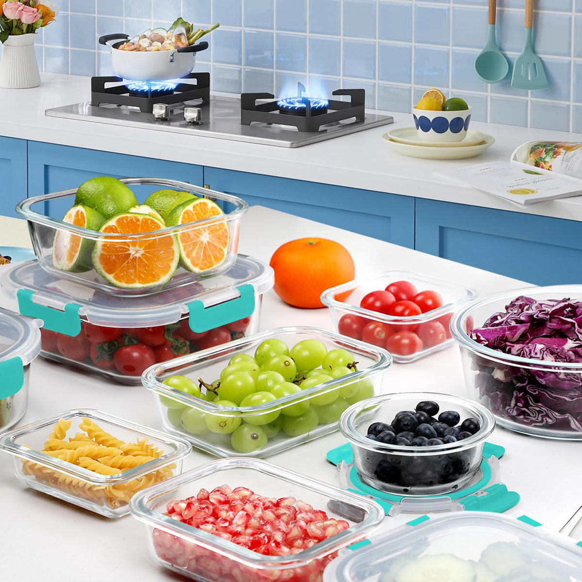 VERONES locking lids are BPA-free and prevent leaks during transport.