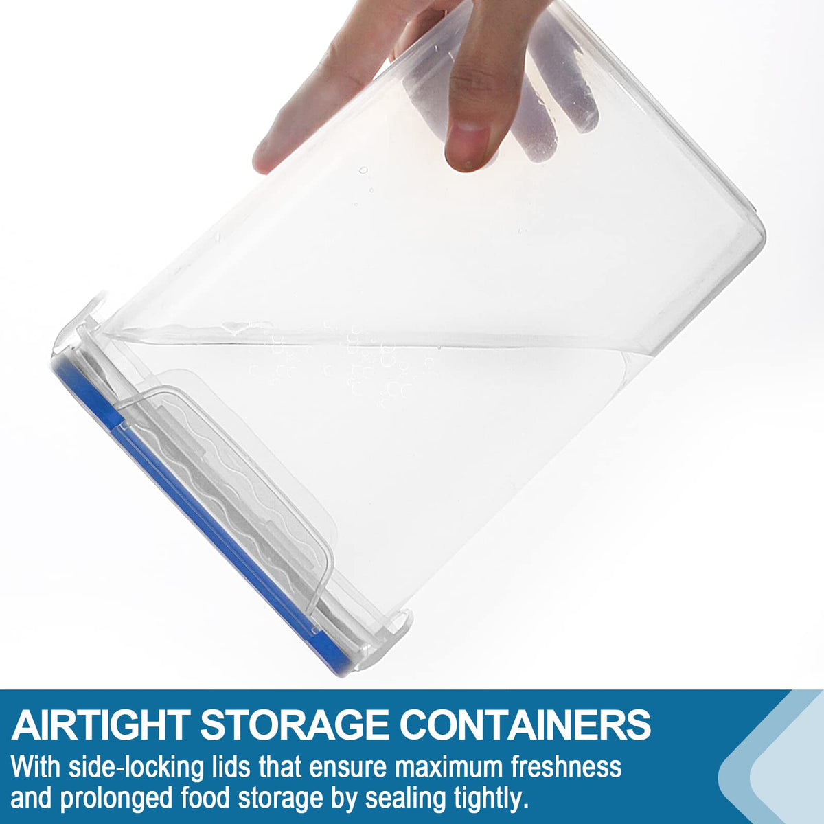 VERONES medium containers close-up highlighting space-saving design