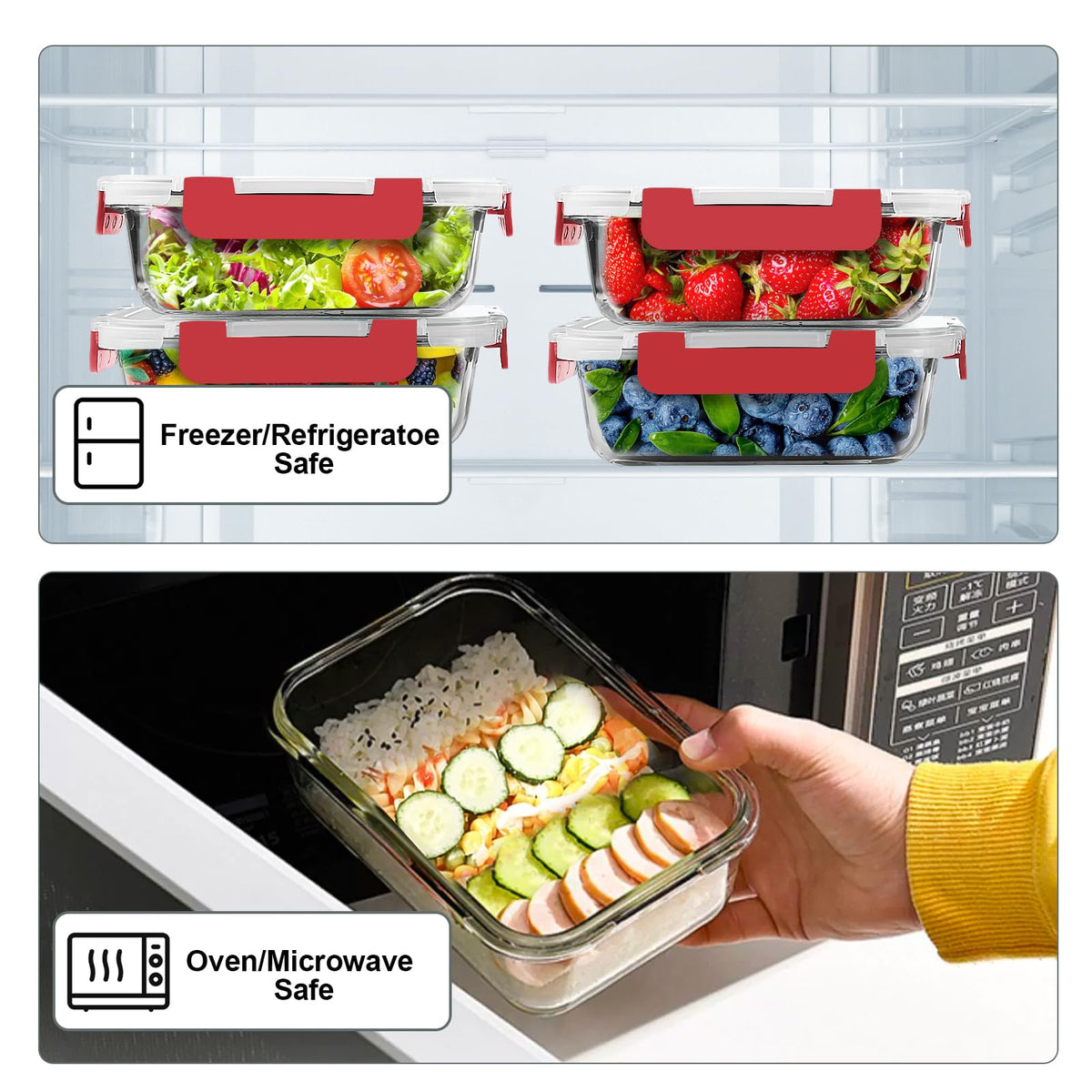 VERONES non-toxic glass preserves flavors and cleans easily after meals.