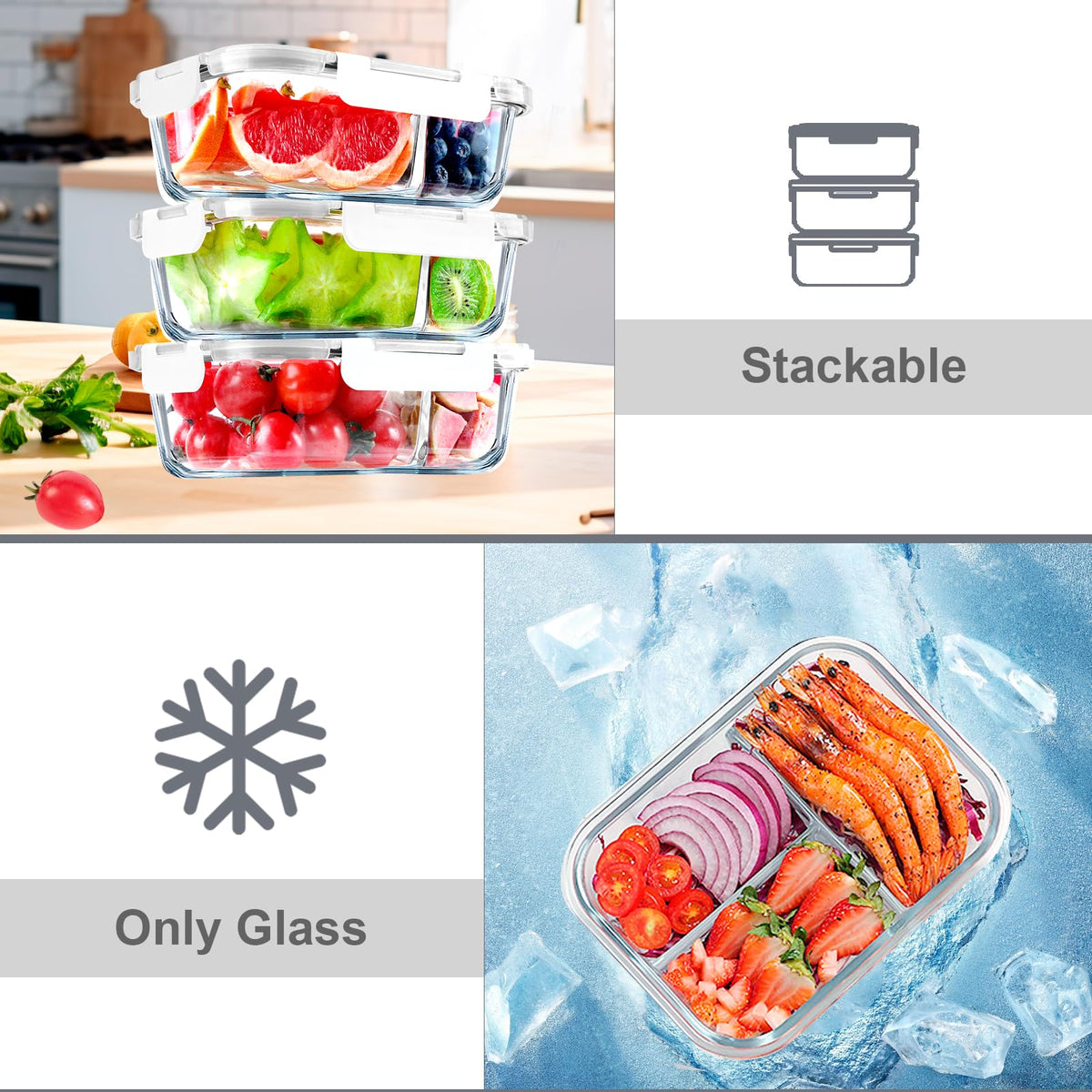 VERONES odor and stain resistant containers for everyday use