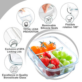 VERONES borosilicate glass safe for microwave, oven, and dishwasher
