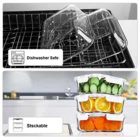 VERONES containers are safe for oven, microwave, freezer, and dishwasher use with lid off when heating.