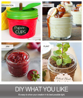 Refrigerator and freezer safe VERONES jar for preserving freshness