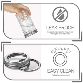 VERONES silver lids keep foods fresh and odors down