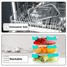 VERONES stackable design saves cabinet space without sacrificing capacity.
