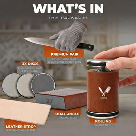 Versa Vibe premium leather strop for final edge refinement