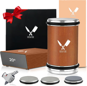 Versa Vibe rolling knife sharpener kit front view for kitchen sharpening