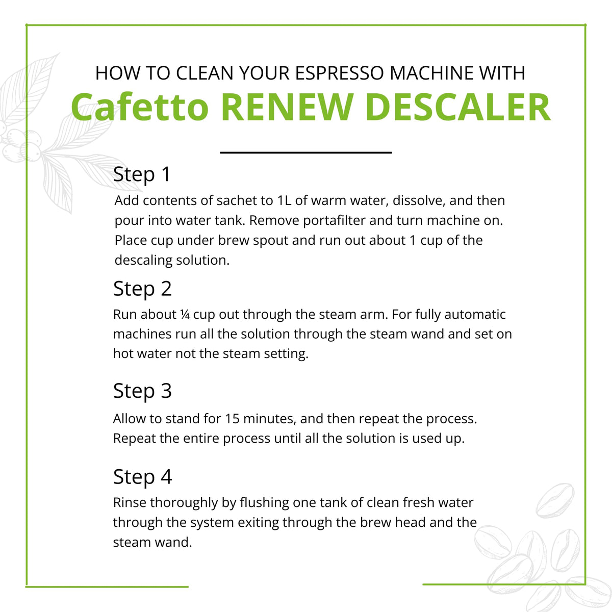Verybarista Renew Descaler used to descale a kettle.