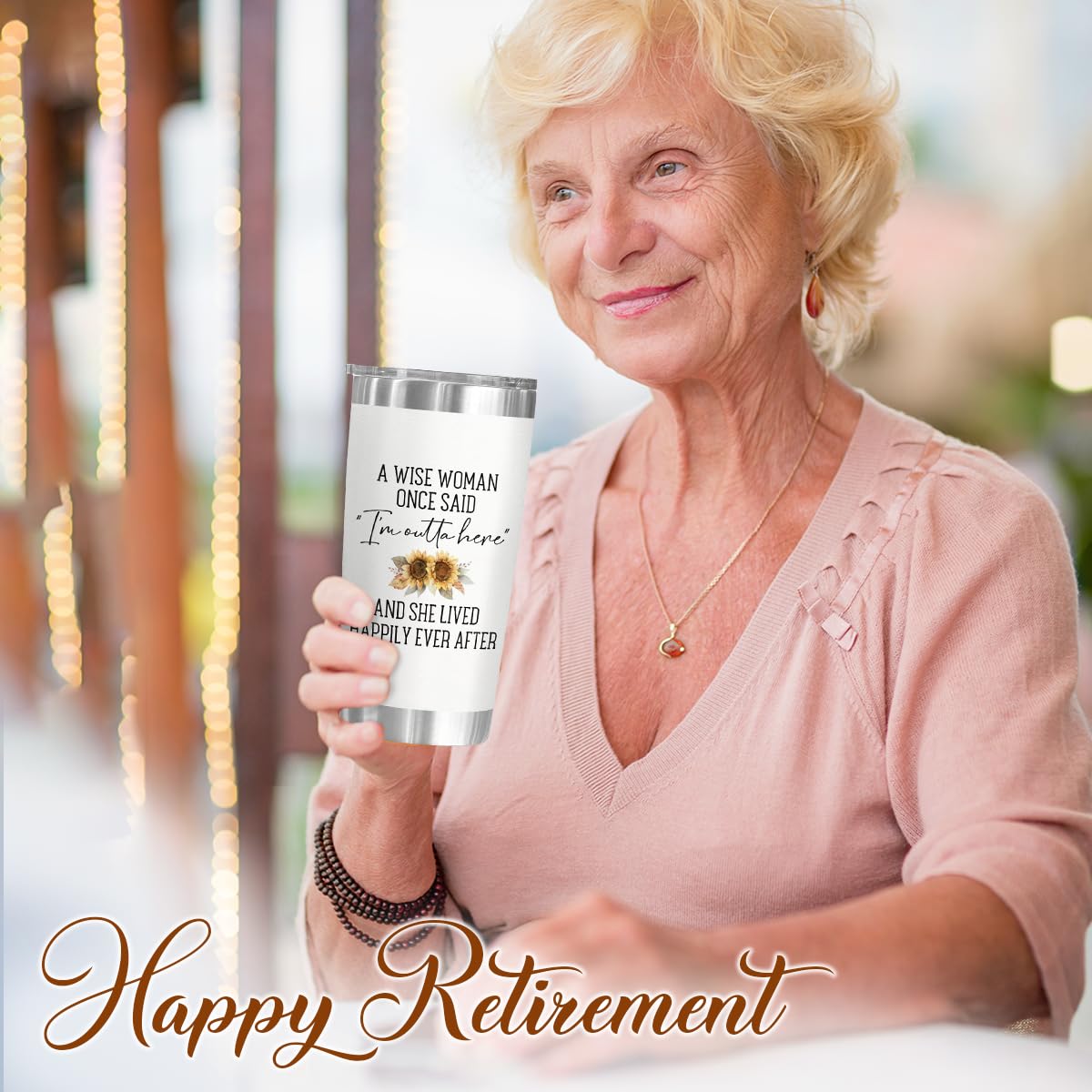 Veryhomy retirement tumbler for coworkers, teachers, or nurses as a farewell gift