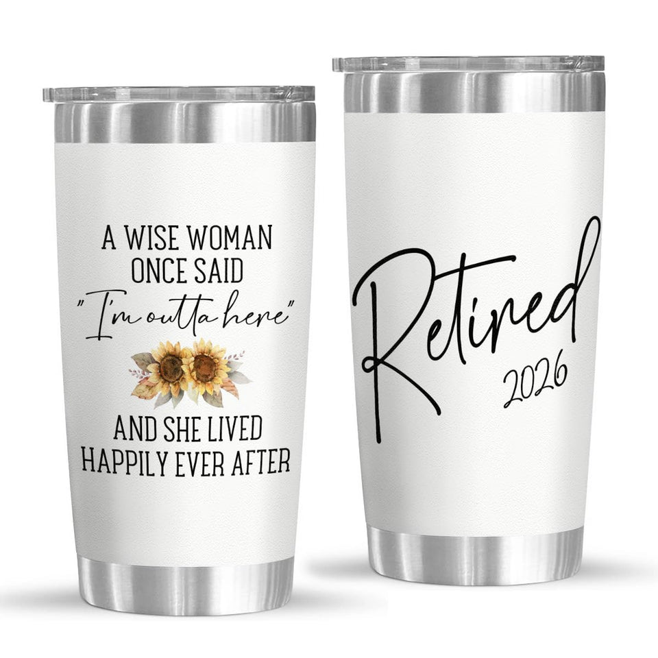 Veryhomy retirement tumbler 2026 for women keeps drinks at the right temperature