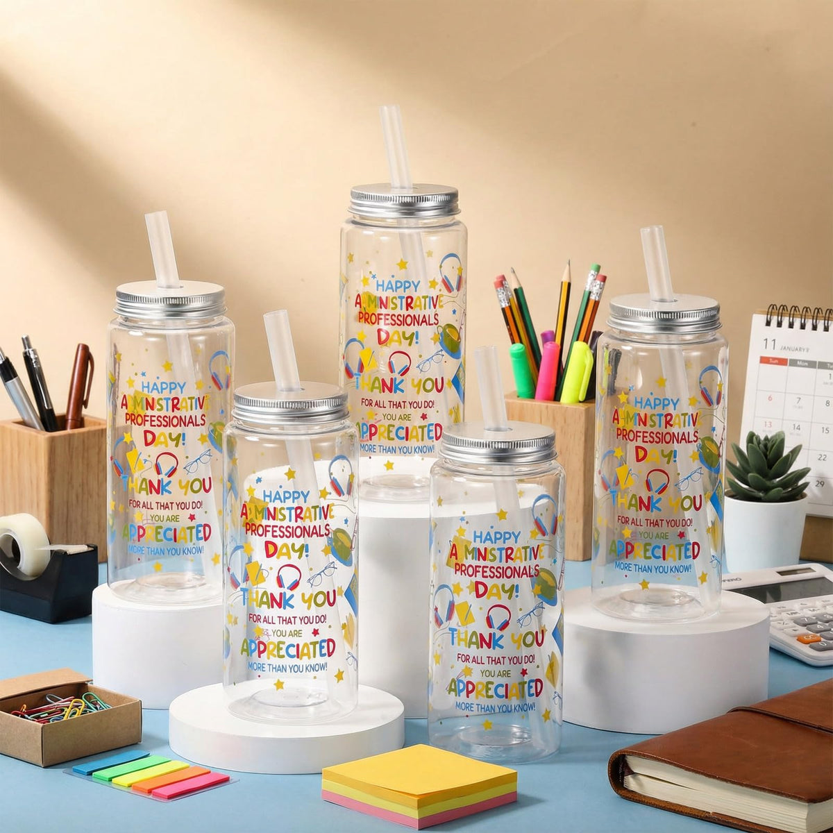 Vesici 14oz office tumbler keeps cold beverages during long meetings.
