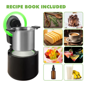 Vesicur Yeap silicone stirring tool for even heating.