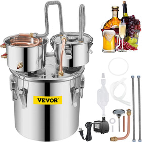 VEVOR alcohol still 8gal real capacity for efficient distillation batches