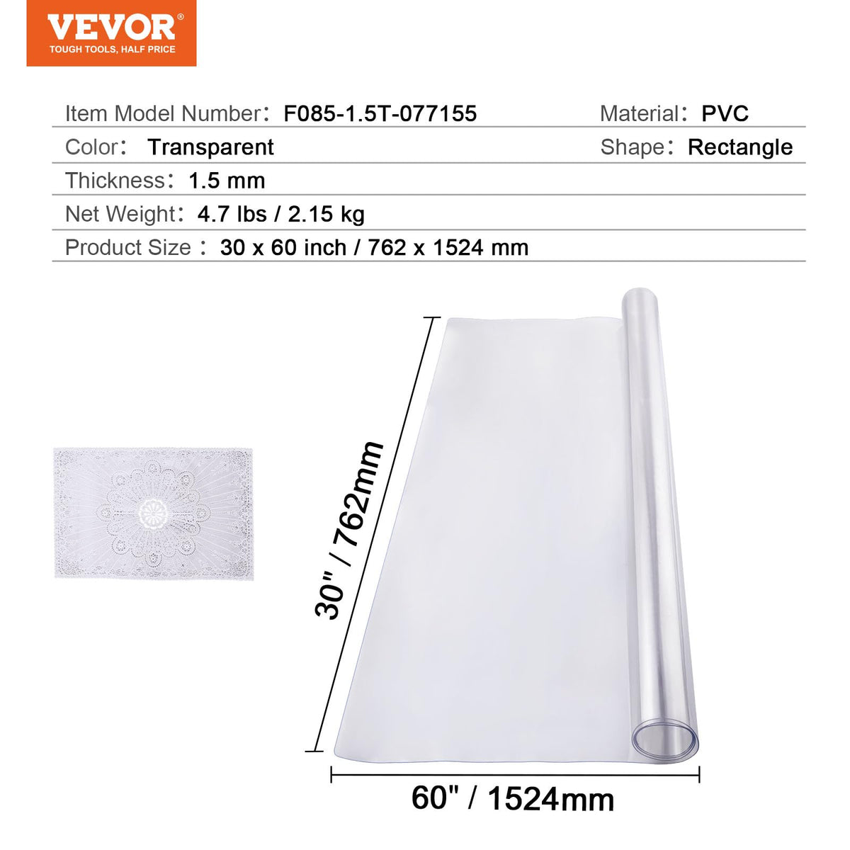 VEVOR anti-slip table protector reduces movement during daily tasks