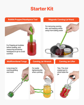 VEVOR canning tongs provide safe, confident jar handling.