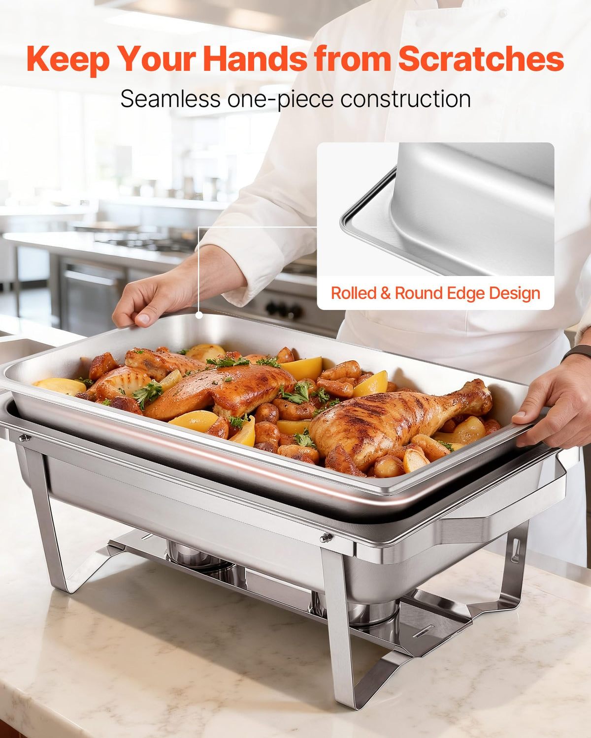 VEVOR canister racks ensure steady heat distribution for long events.