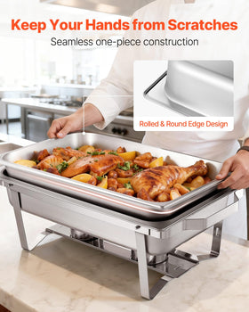 VEVOR canister racks ensure steady heat distribution for long events.